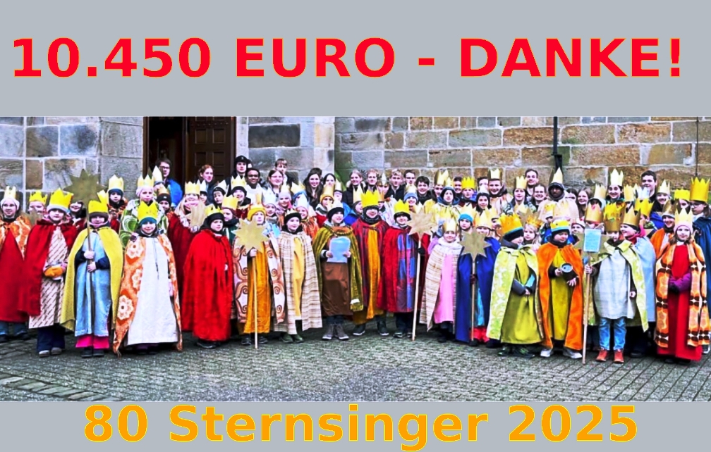 Sternsinger knacken schon wieder die 10.000-Marke