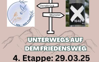 Wandern auf dem Friedensweg – 4. Etappe 29.3.