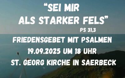 Friedensgebet am 12.9. Die Opfer im Blick