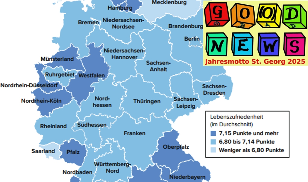 GO(O)D NEWS: Münsterland in Sachen Glück in der Top10