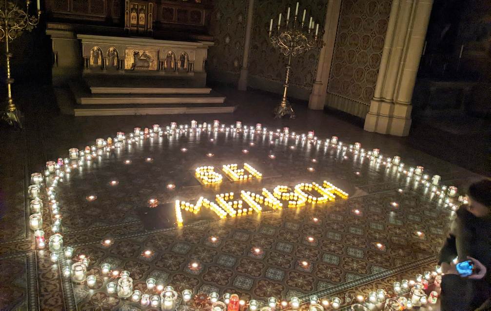 Friedensgebet am 14.11. – mit der Aktion Eine Million Sterne