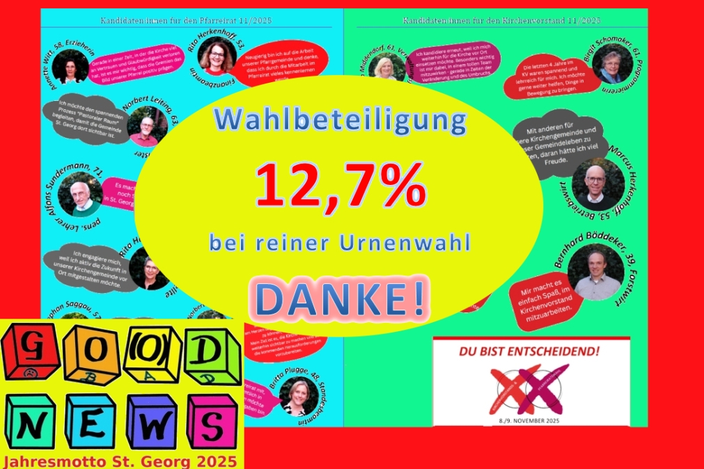 GO(O)D NEWS: Wahlbeteiligung erfreulich hoch