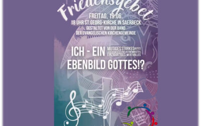 Friedensgebet am 19. Juni: vorbereitet Band der evangelischen Kirche