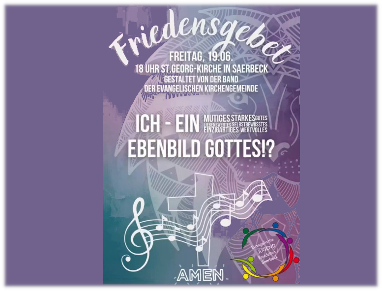Friedensgebet am 19. Juni: vorbereitet Band der evangelischen Kirche
