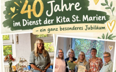 Angelika Quernheim 40 Jahre in der Kita St. Marien