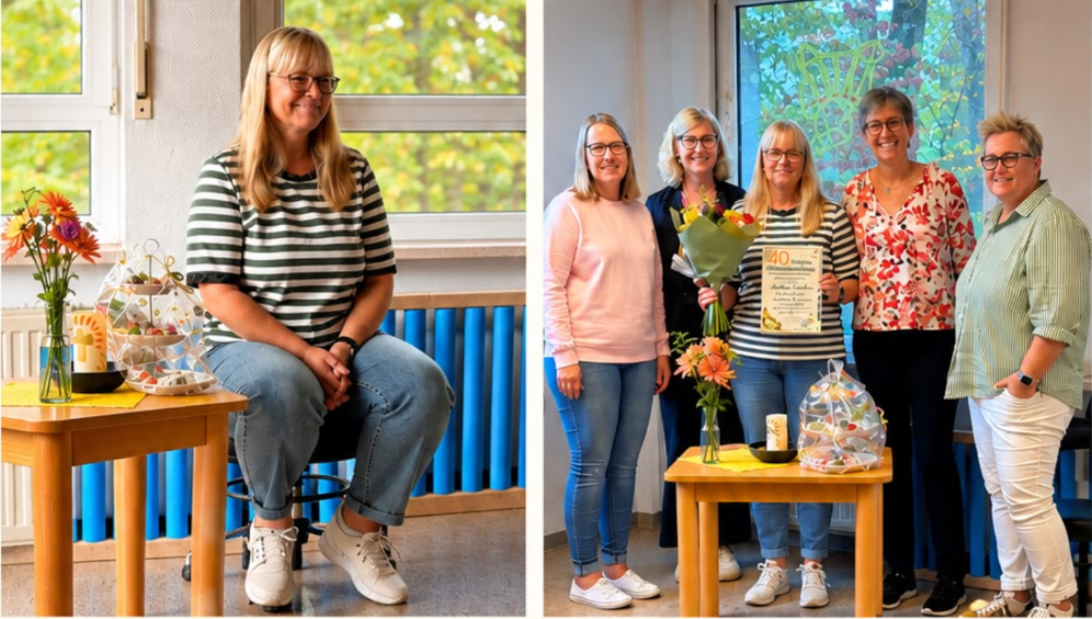 Angelika Quernheim 40 Jahre in der Kita St. Marien